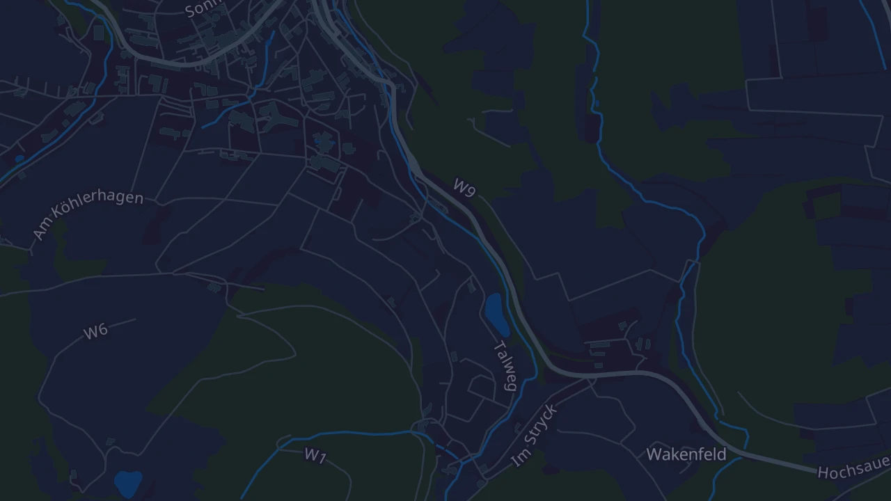 Karte von Willingen (Upland)