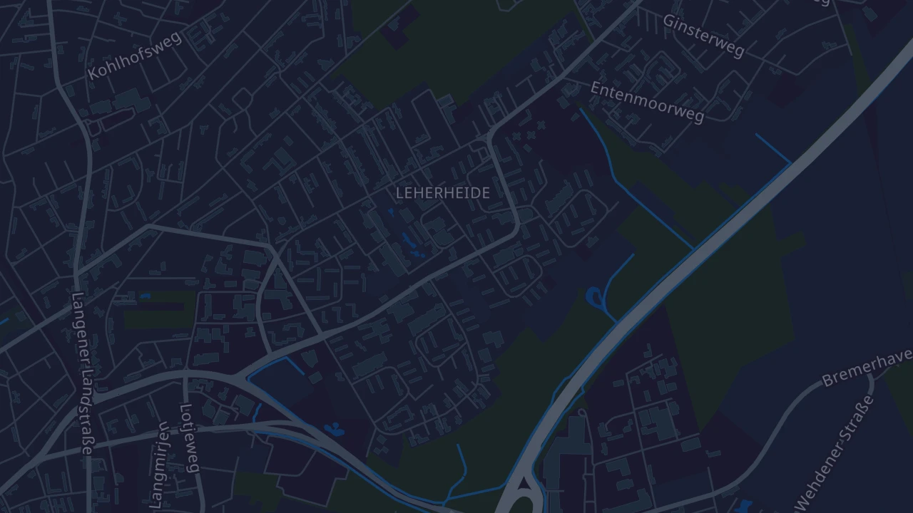 Karte von Bremerhaven