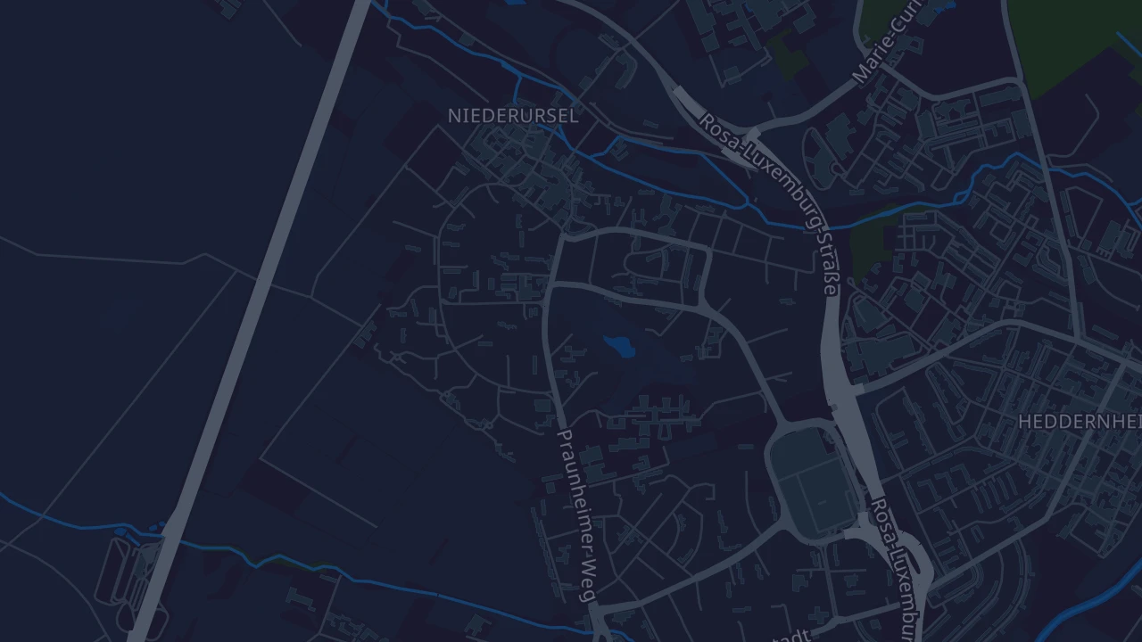 Karte von Frankfurt am Main