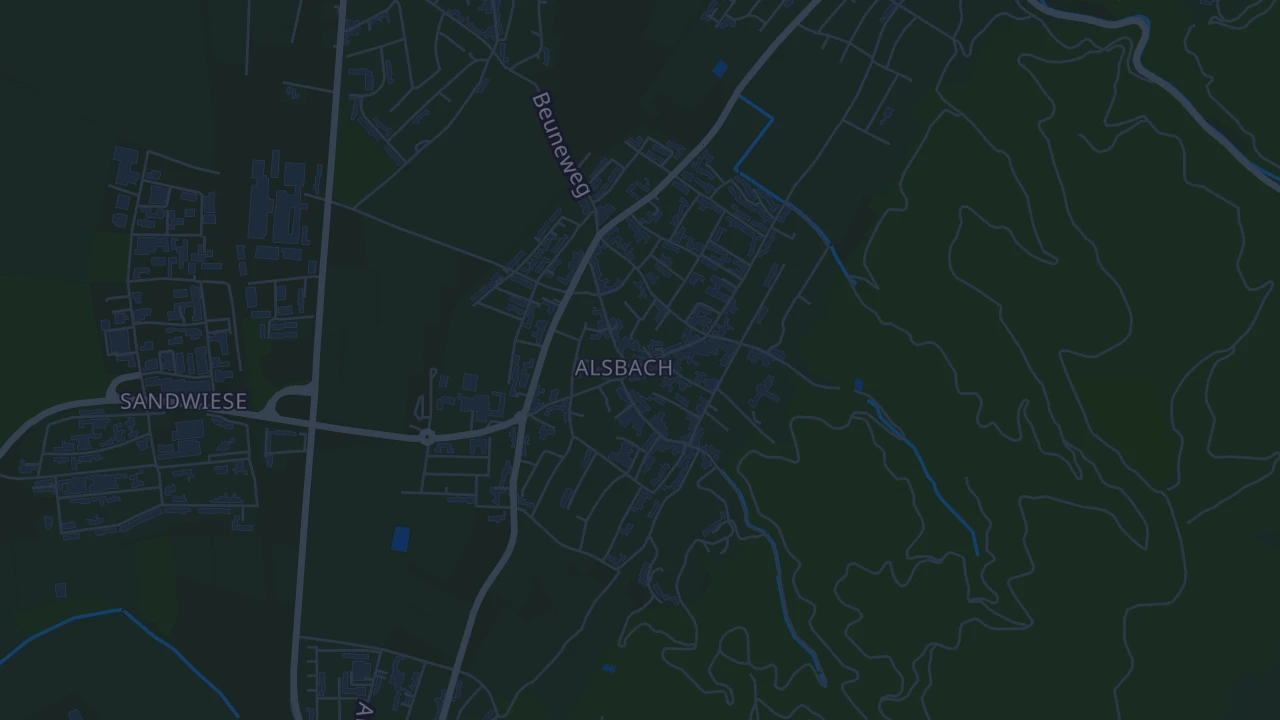 Karte von Alsbach-Hähnlein