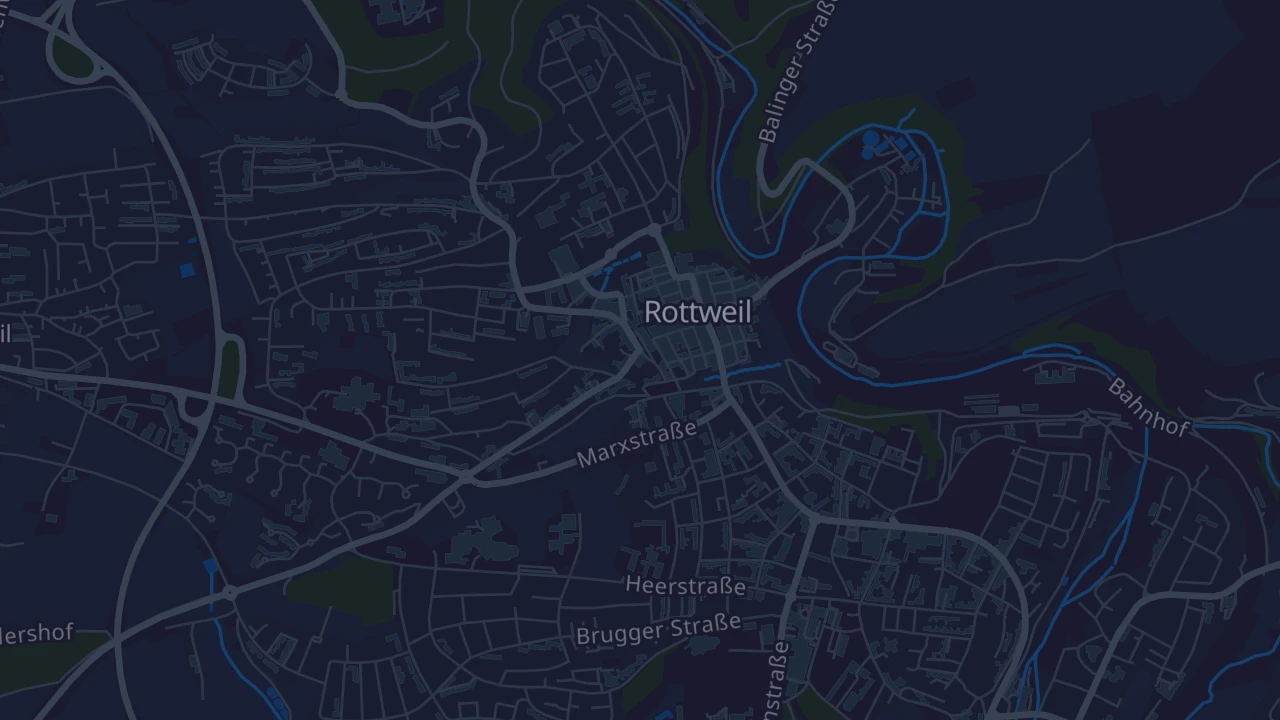 Karte von Rottweil
