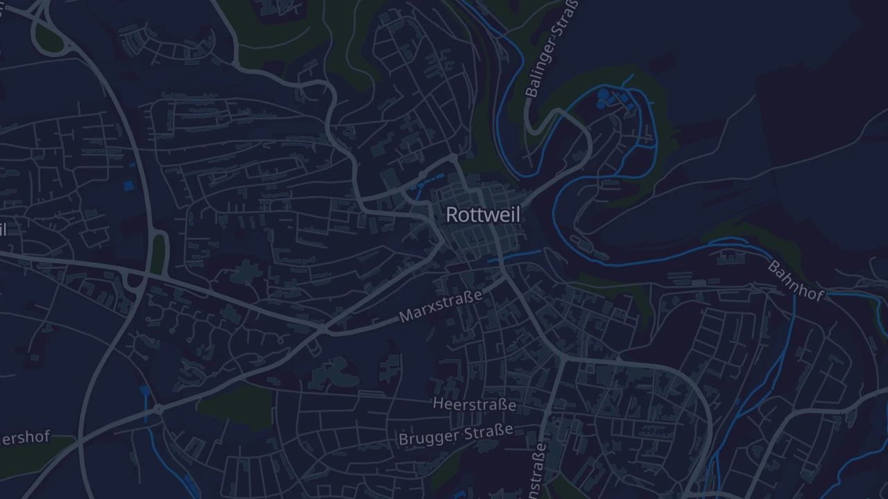 Karte von Rottweil
