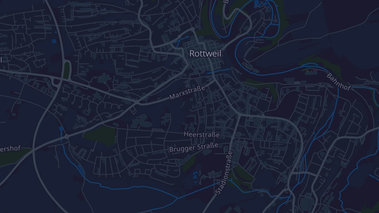 Karte von Rottweil