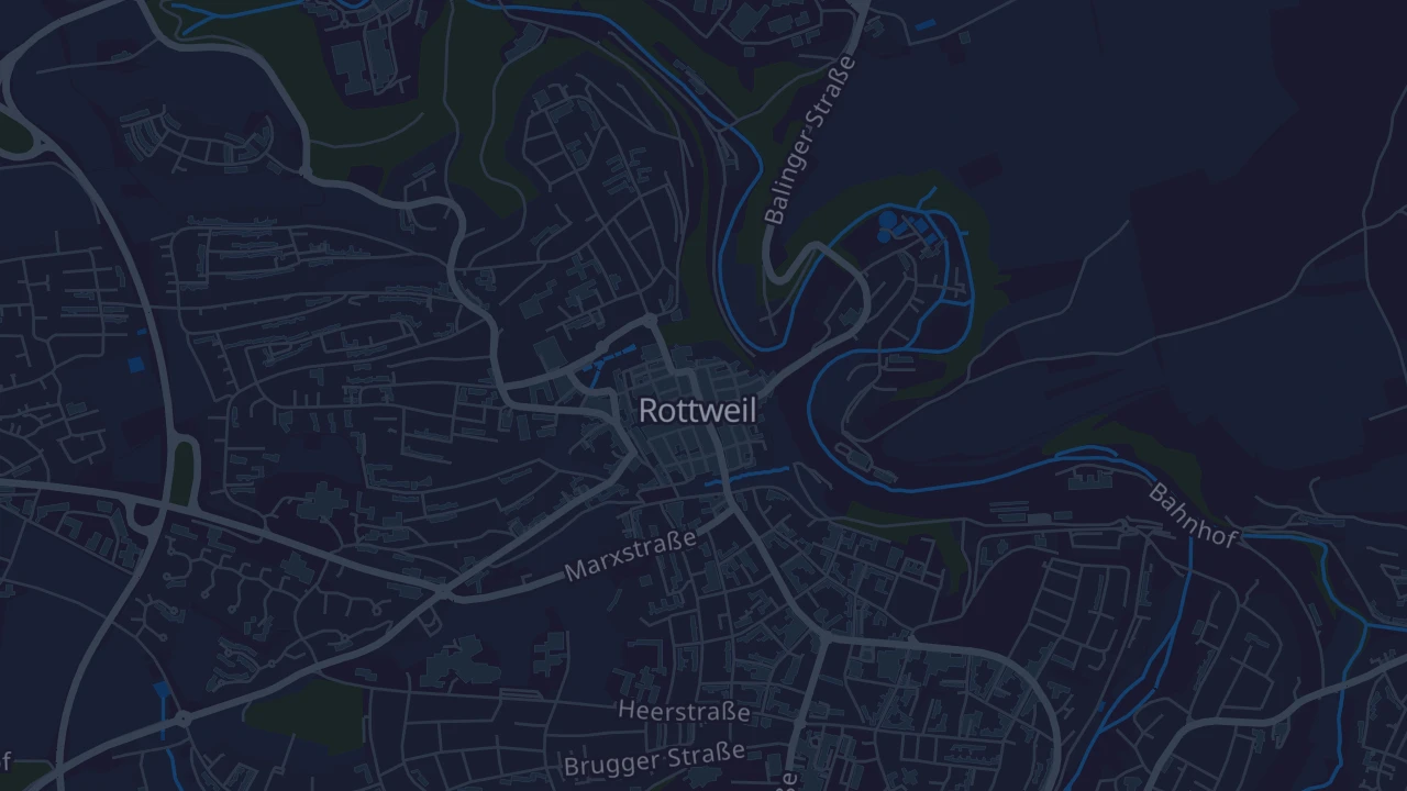 Karte von Rottweil