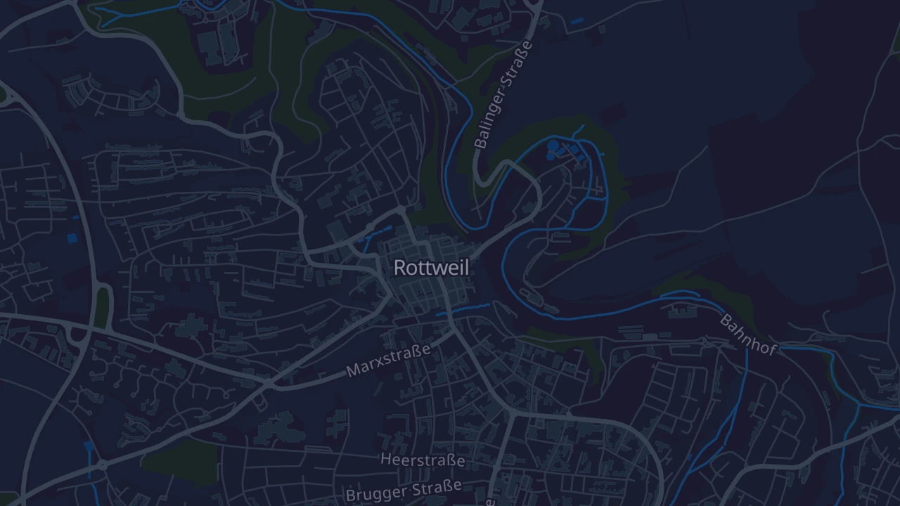 Karte von Rottweil