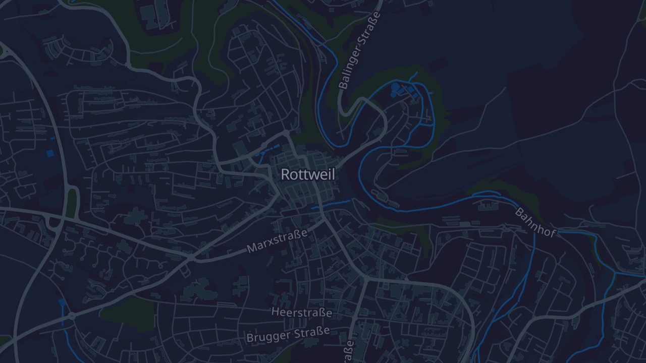 Karte von Rottweil