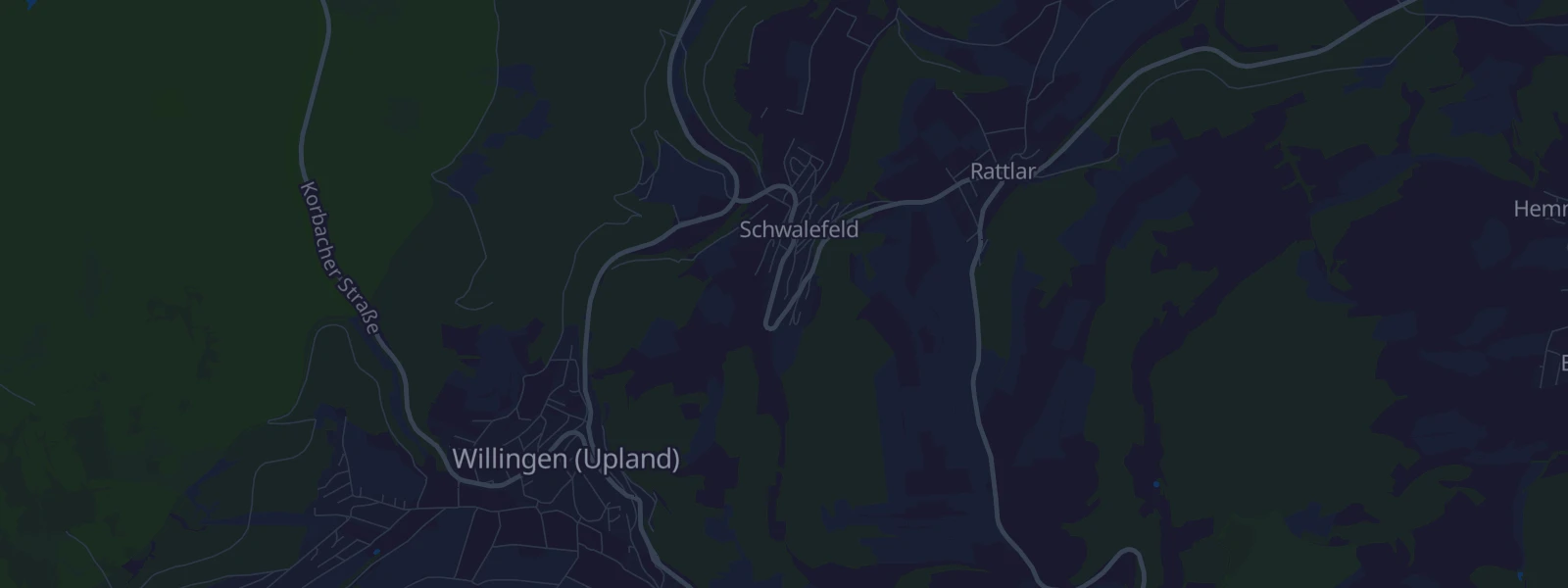 Karte von Willingen (Upland) - Schwalefeld
