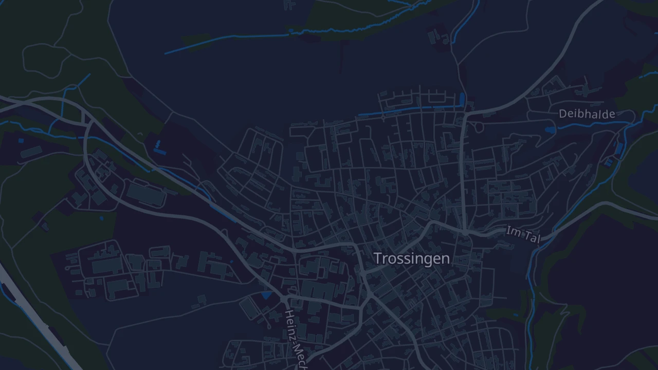 Karte von Trossingen