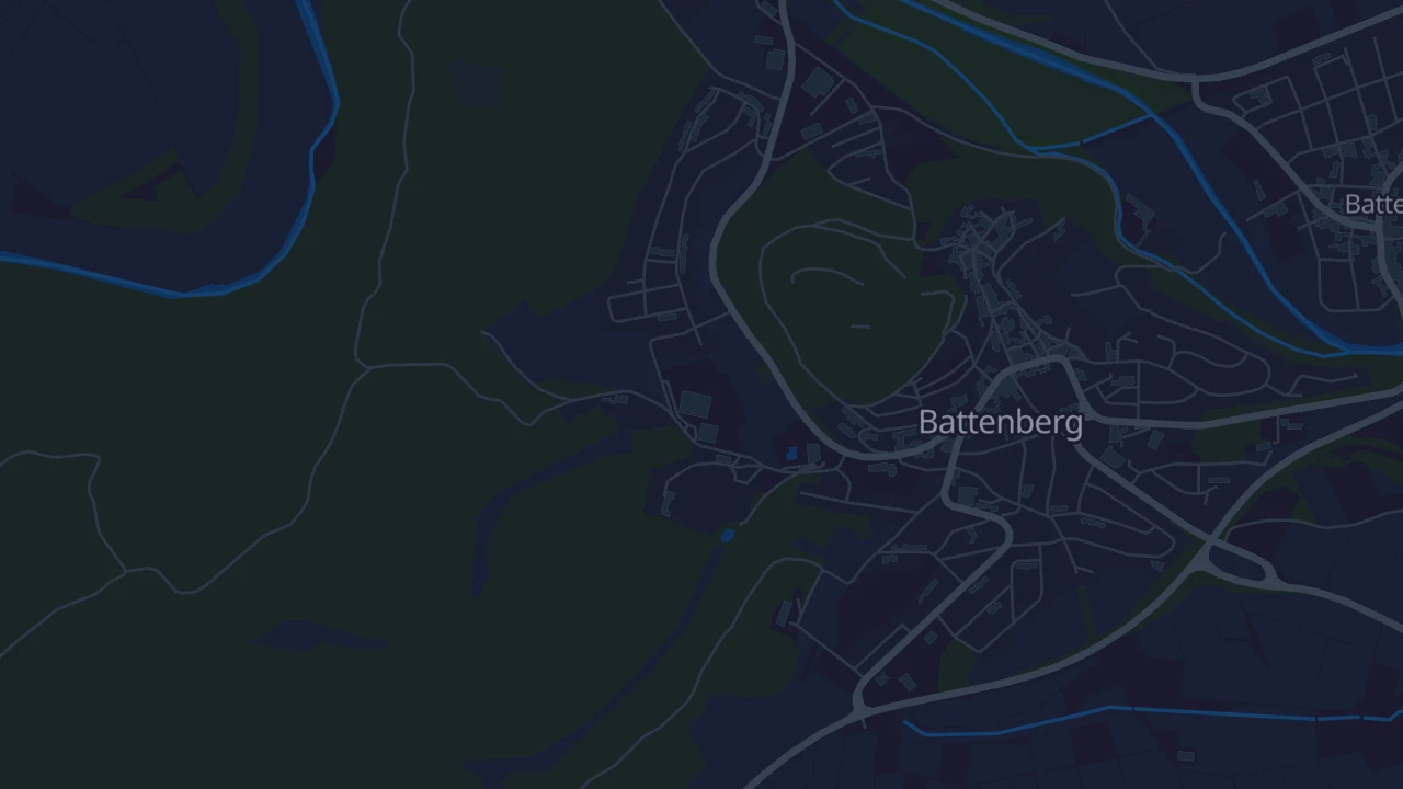 Karte von Battenberg (Eder)