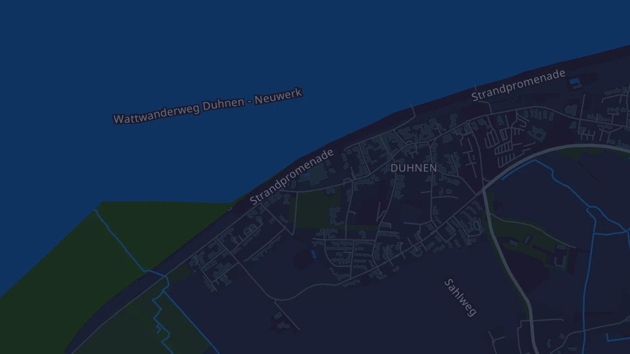 Karte von Cuxhaven (Duhnen)