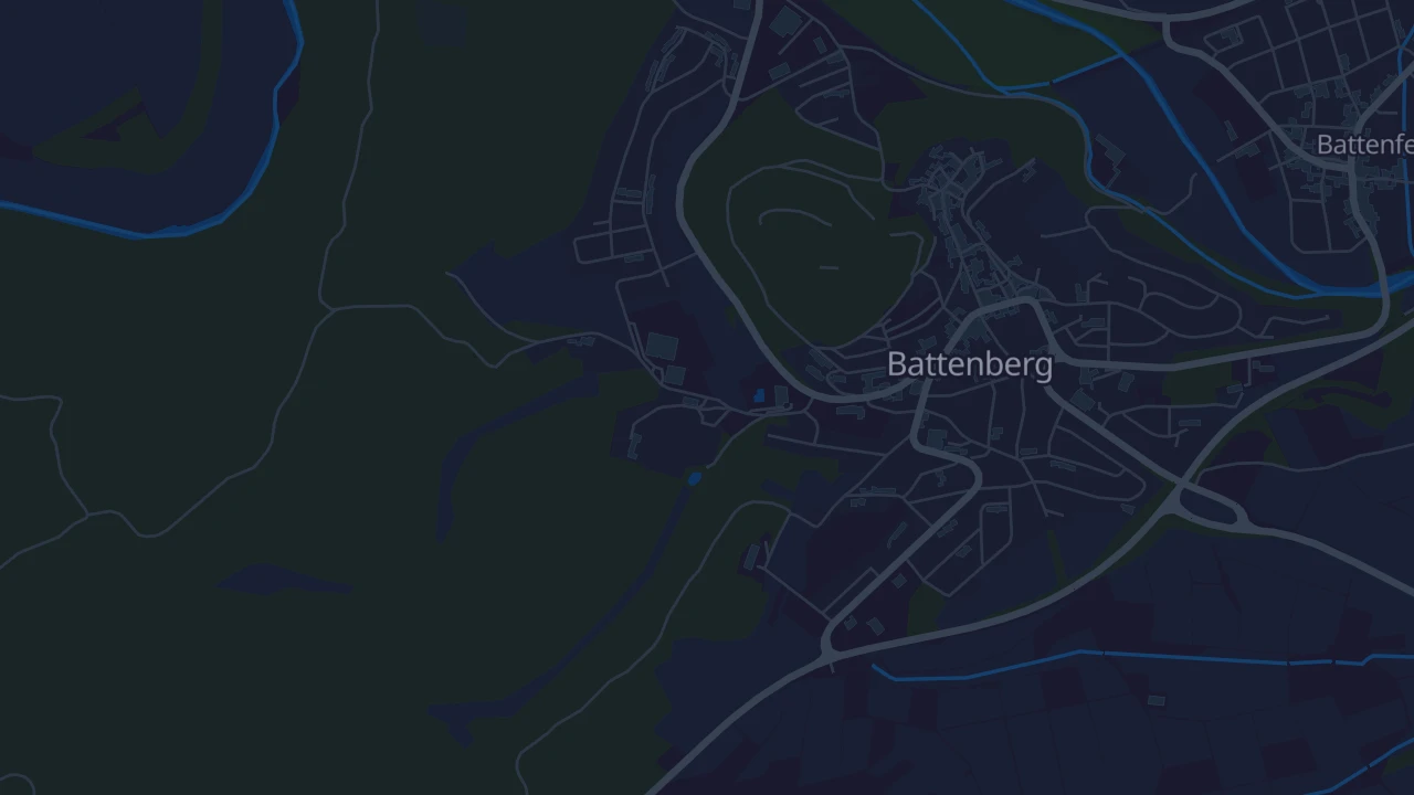 Karte von Battenberg (Eder)