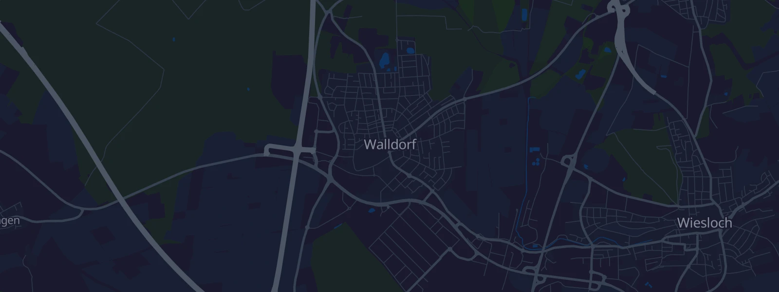 Karte von Walldorf