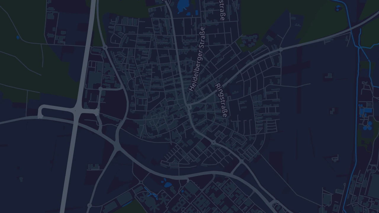 Karte von Walldorf
