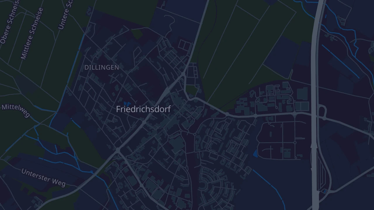 Karte von Friedrichsdorf