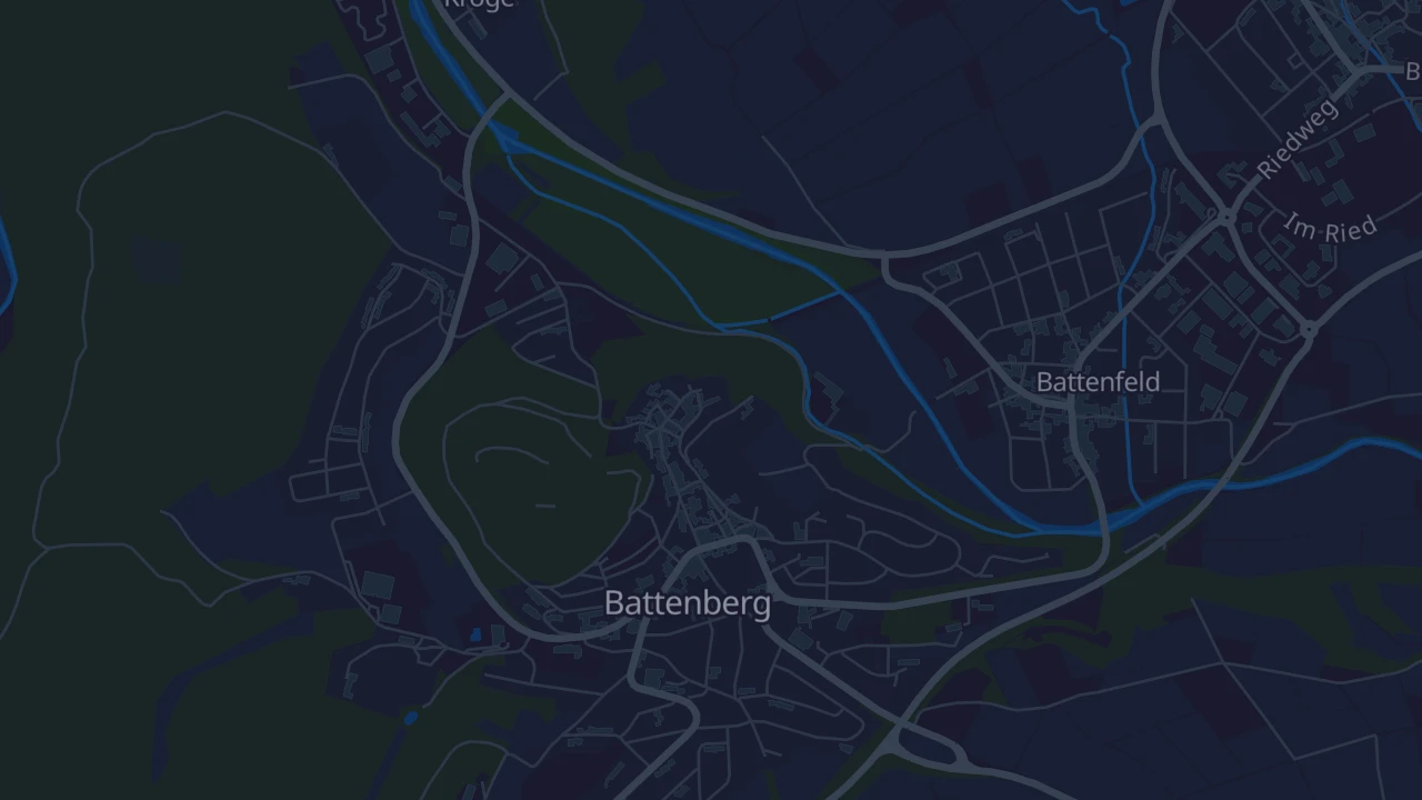 Karte von Battenberg (Eder)