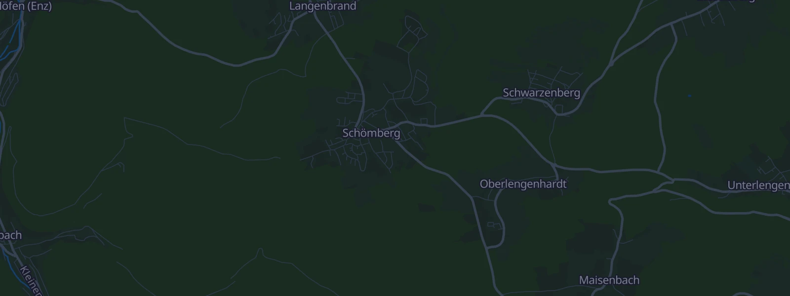 Karte von Schömberg