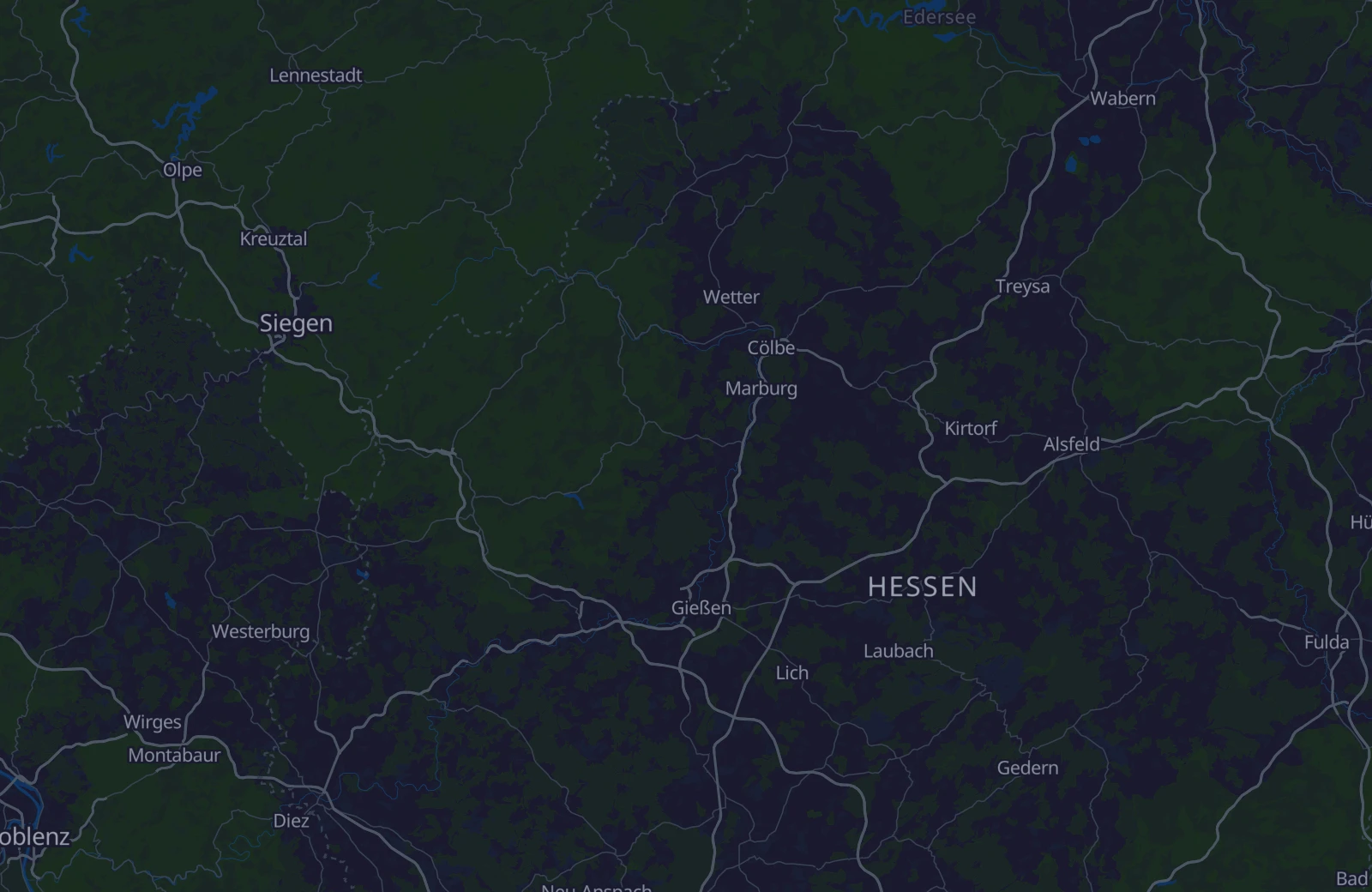 Karte: Umkreis von 30 km