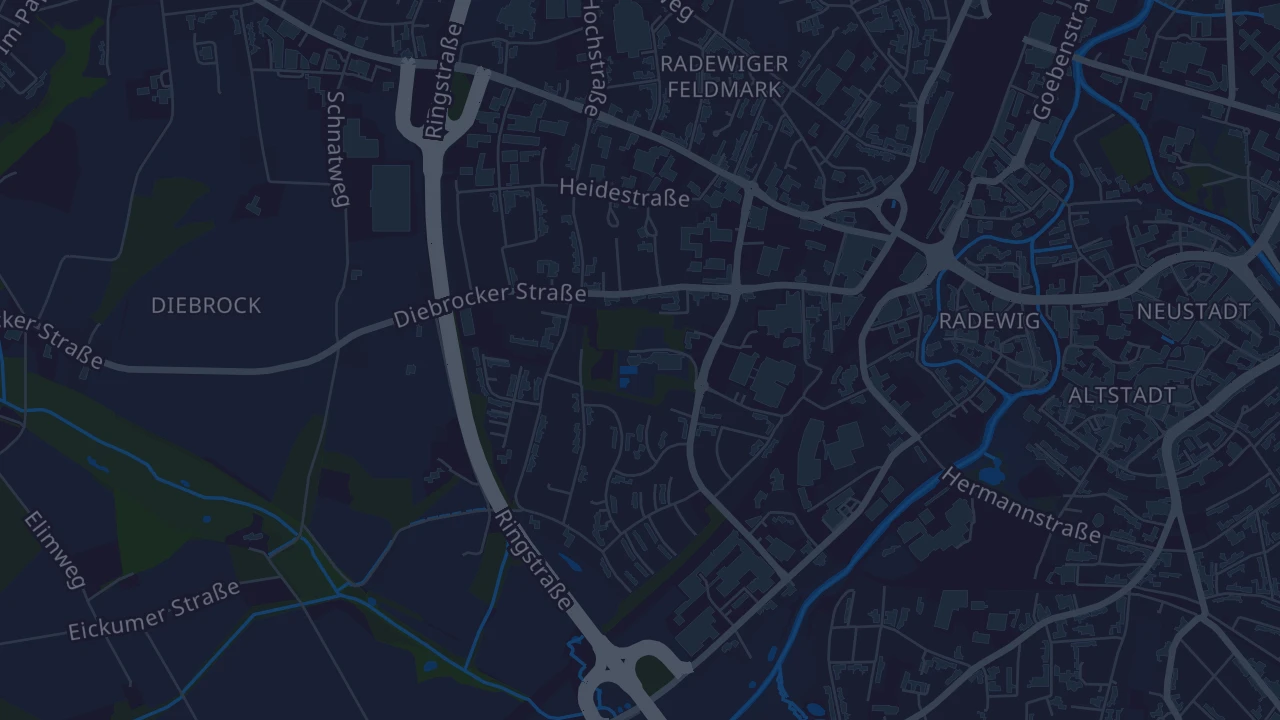 Karte von Herford-Stadt