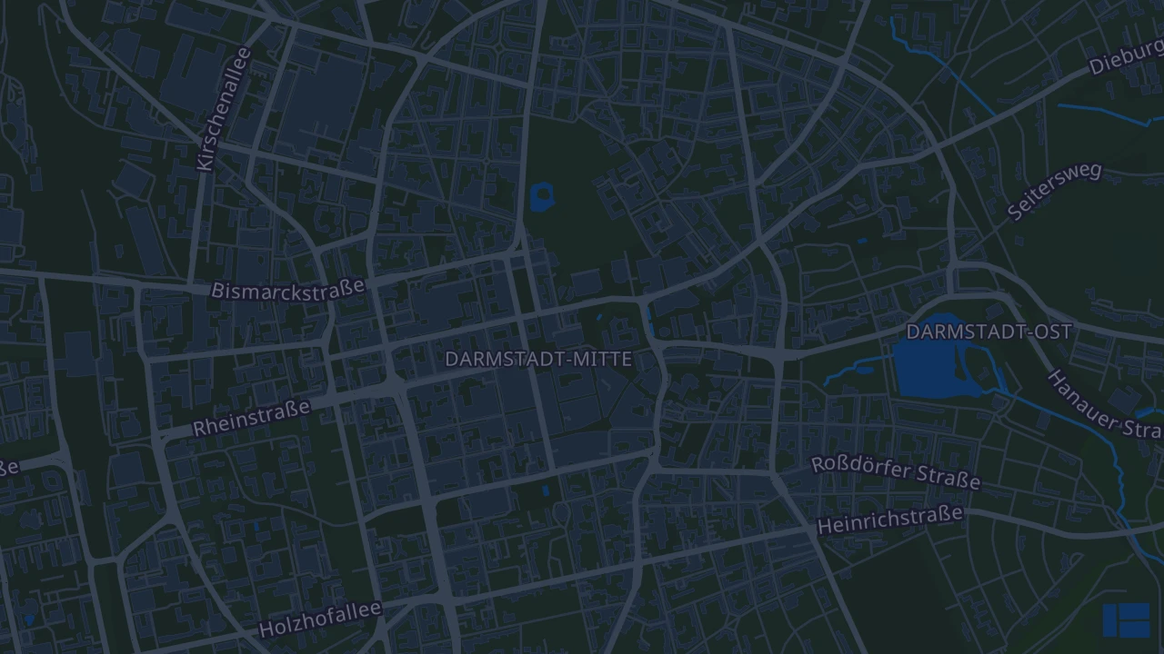 Karte von Darmstadt