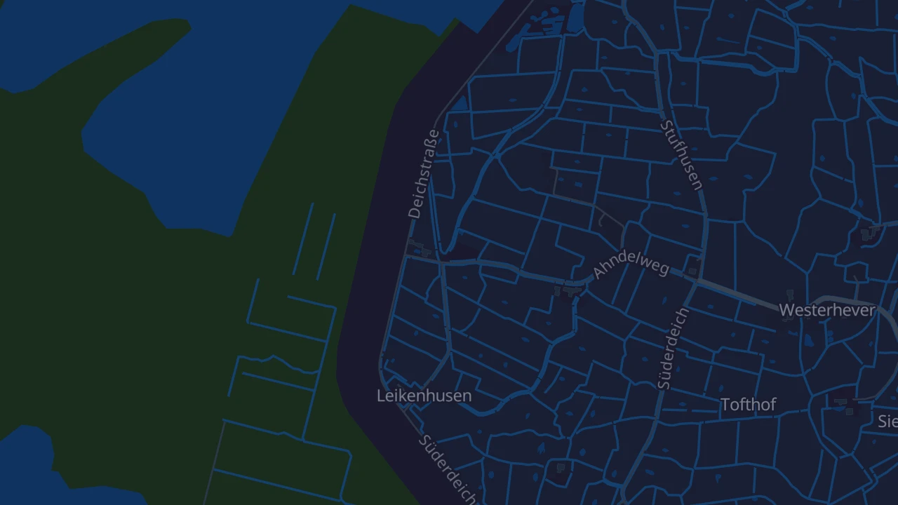Karte von Westerhever