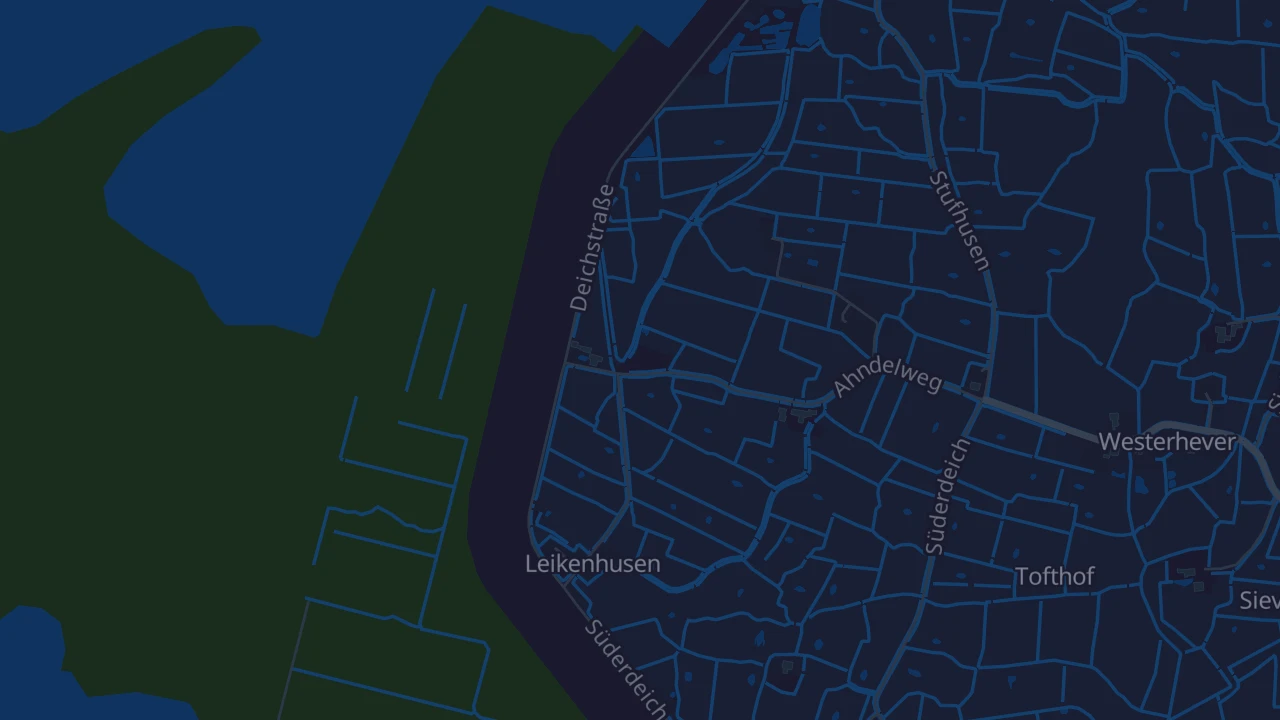 Karte von Westerhever