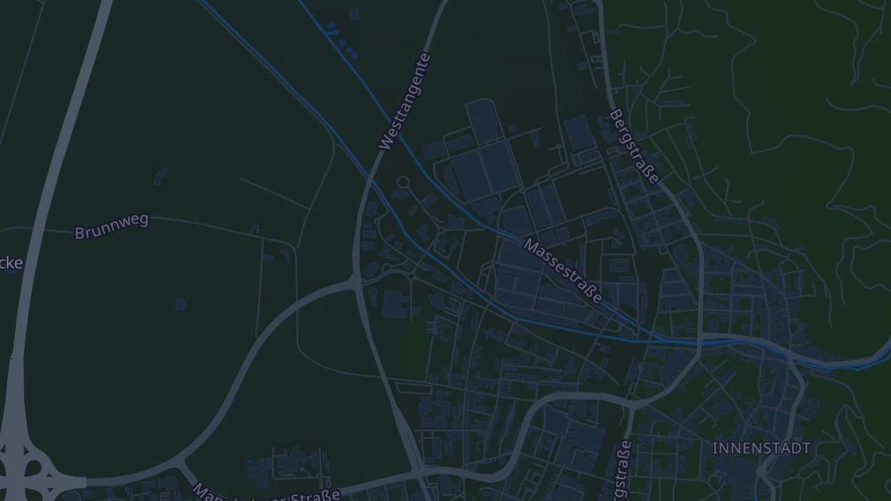 Karte von Weinheim (Kernstadt)
