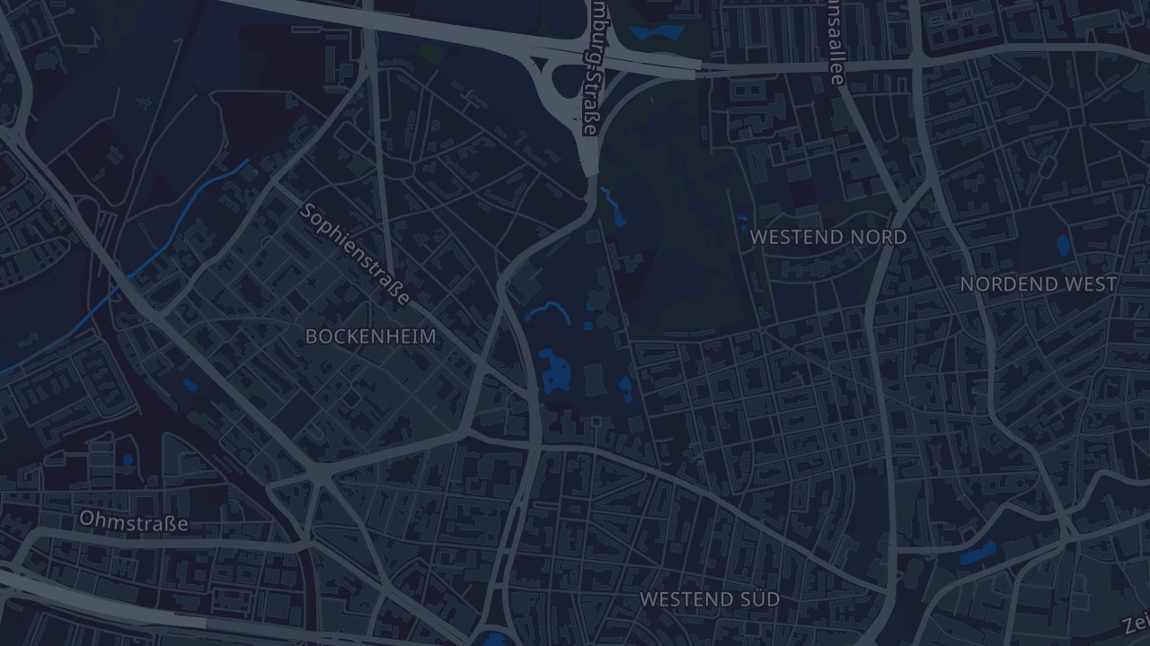 Karte von Frankfurt am Main