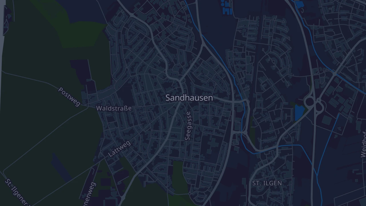 Karte von Sandhausen