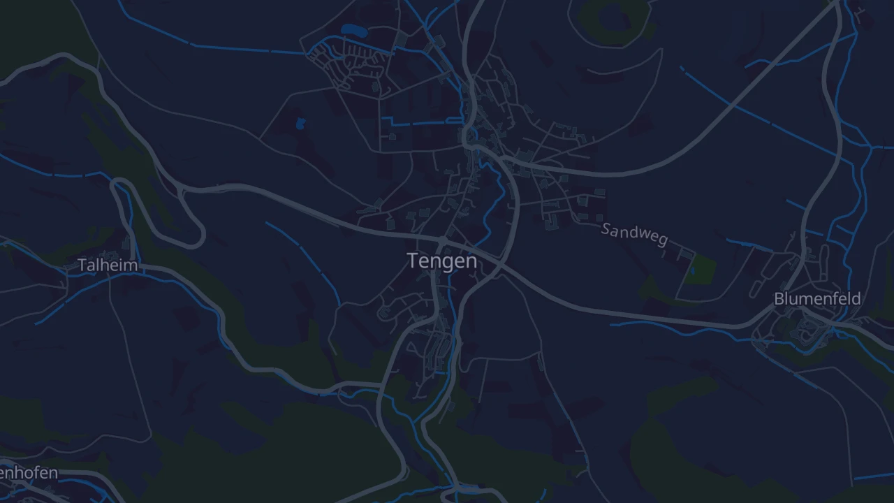 Karte von Tengen (Stadt)