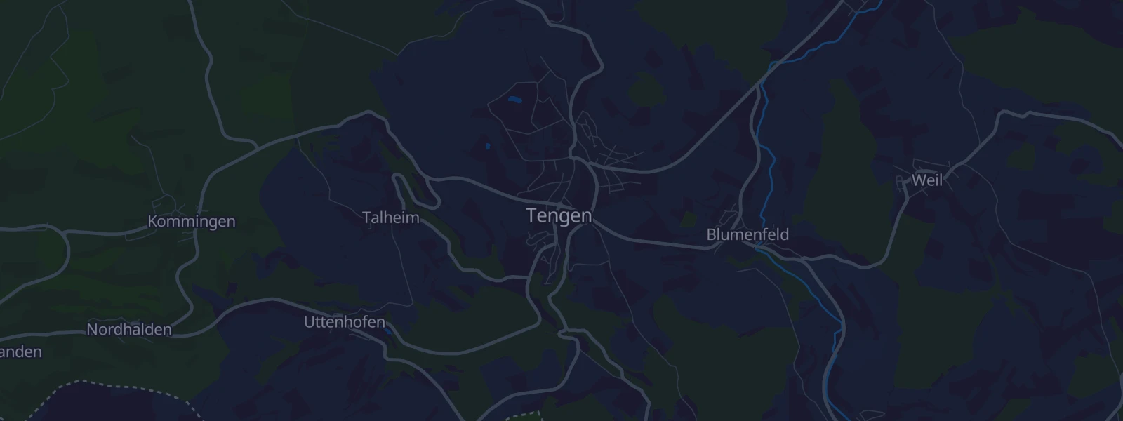 Karte von Tengen (Stadt)
