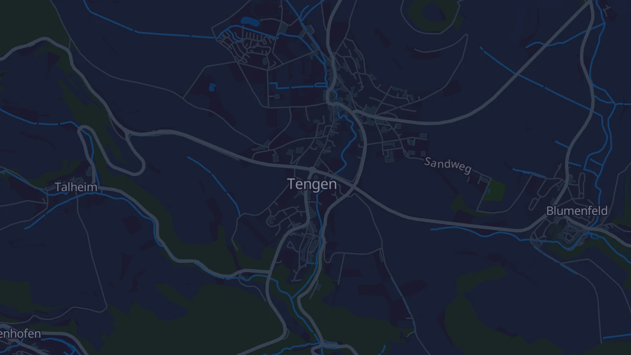 Karte von Tengen (Stadt)