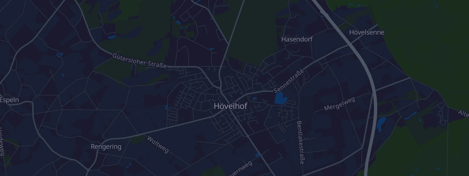 Karte von Hövelhof