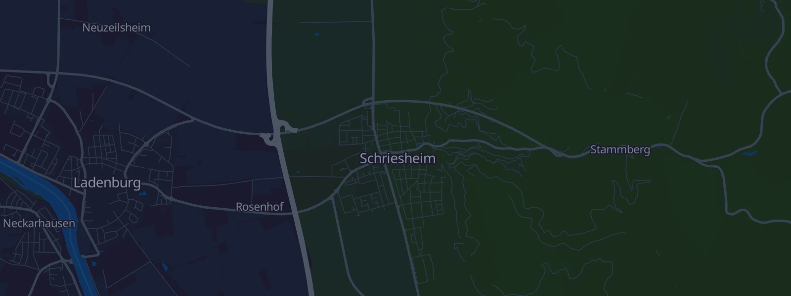 Karte von Schriesheim