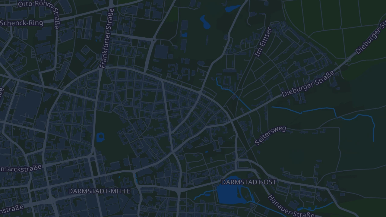 Karte von Darmstadt