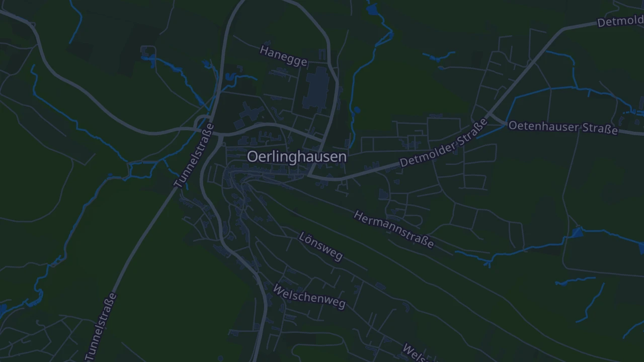 Karte von Oerlinghausen