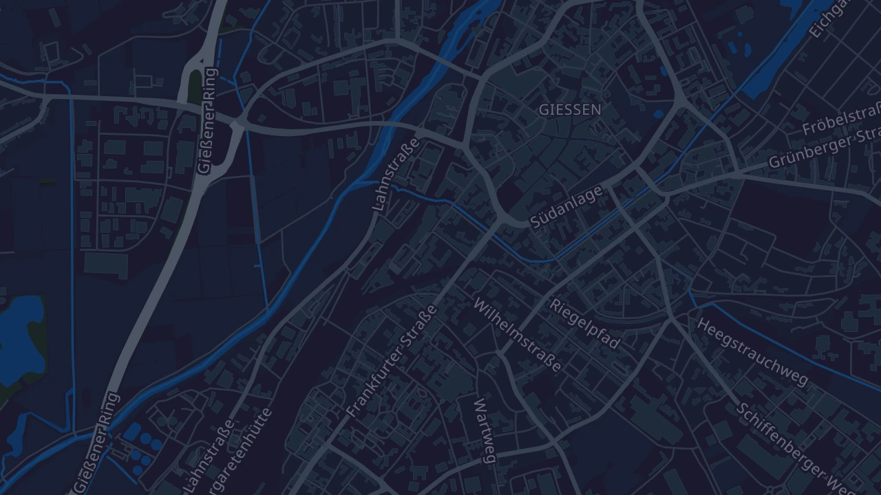 Karte von Gießen