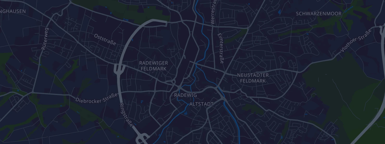 Karte von Herford-Stadt