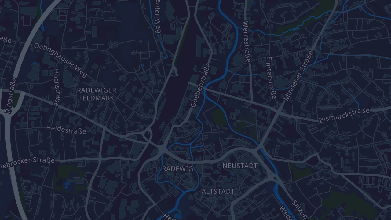 Karte von Herford-Stadt