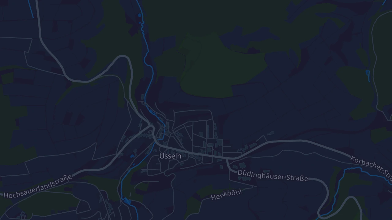 Karte von Willingen (Upland) - Usseln