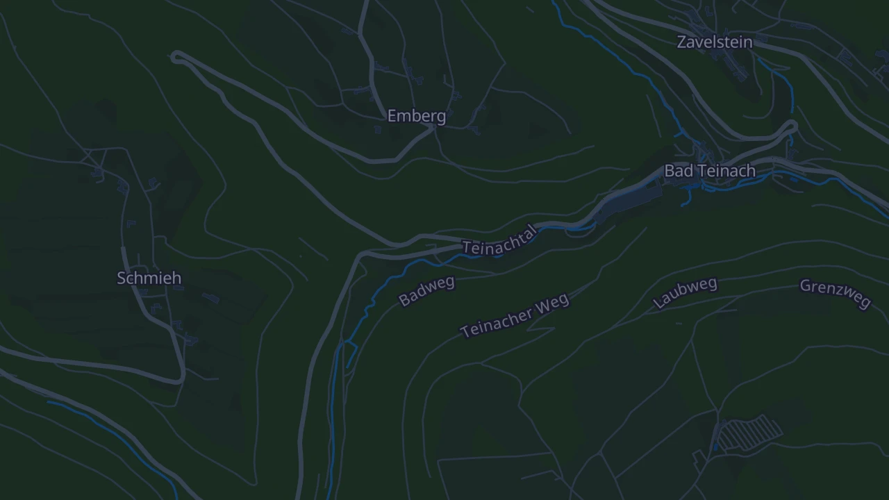 Karte von Bad Teinach-Zavelstein