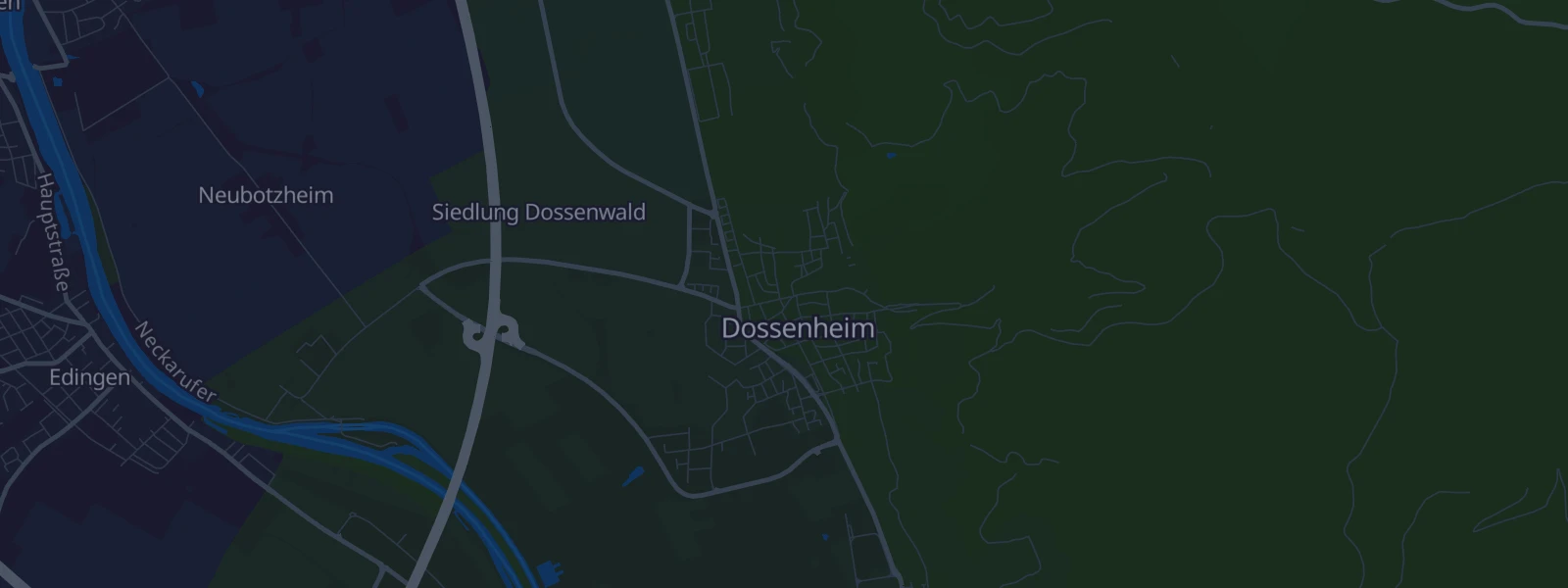 Karte von Dossenheim