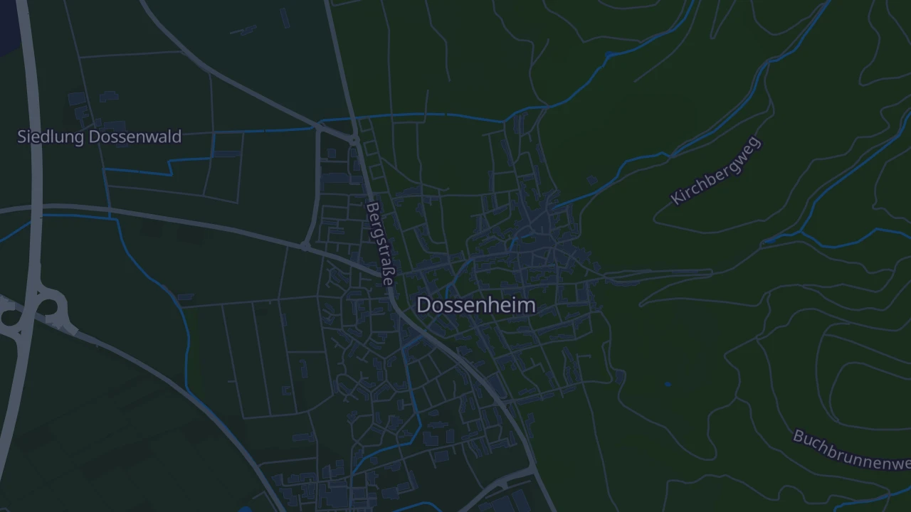 Karte von Dossenheim