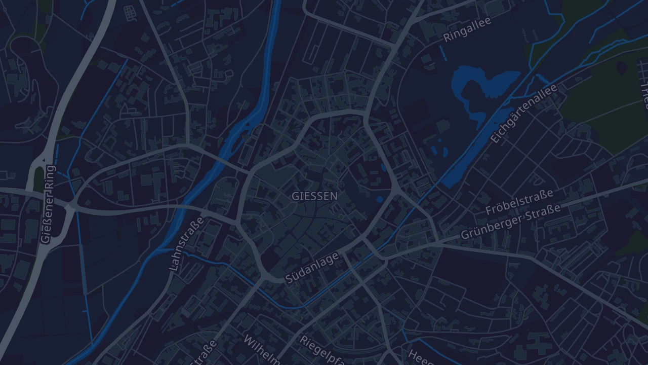 Karte von Gießen