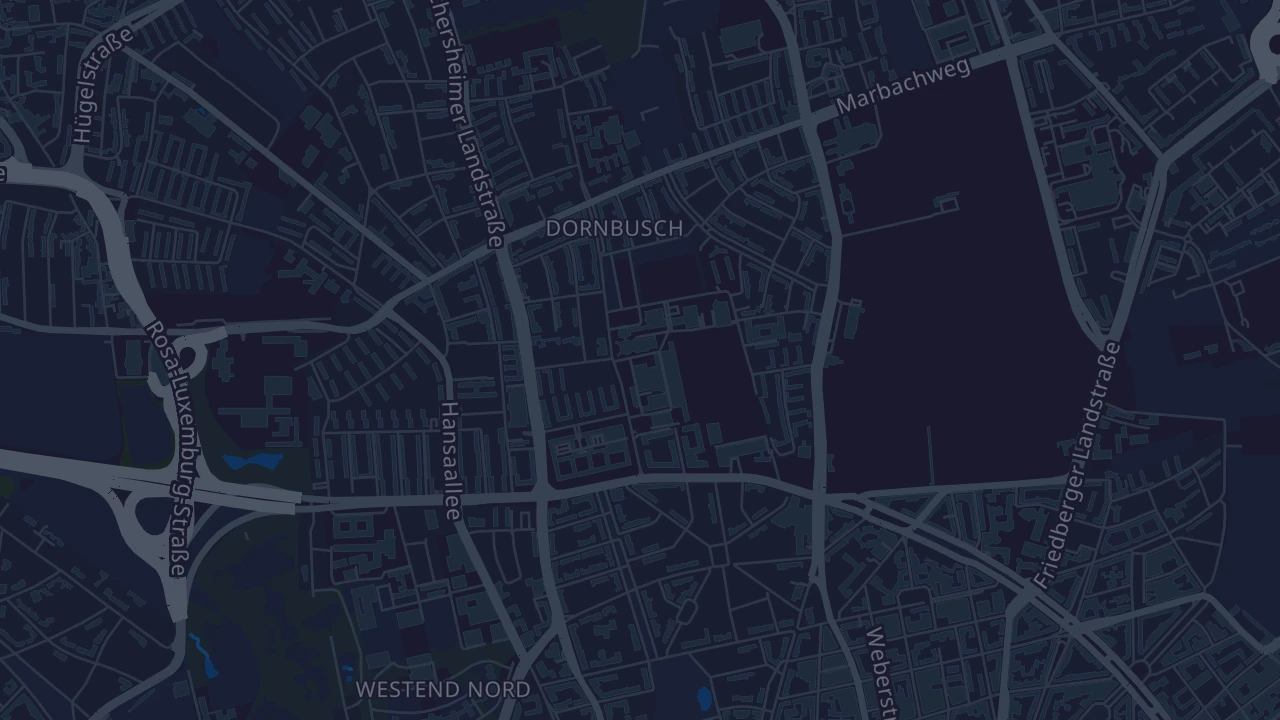 Karte von Frankfurt am Main