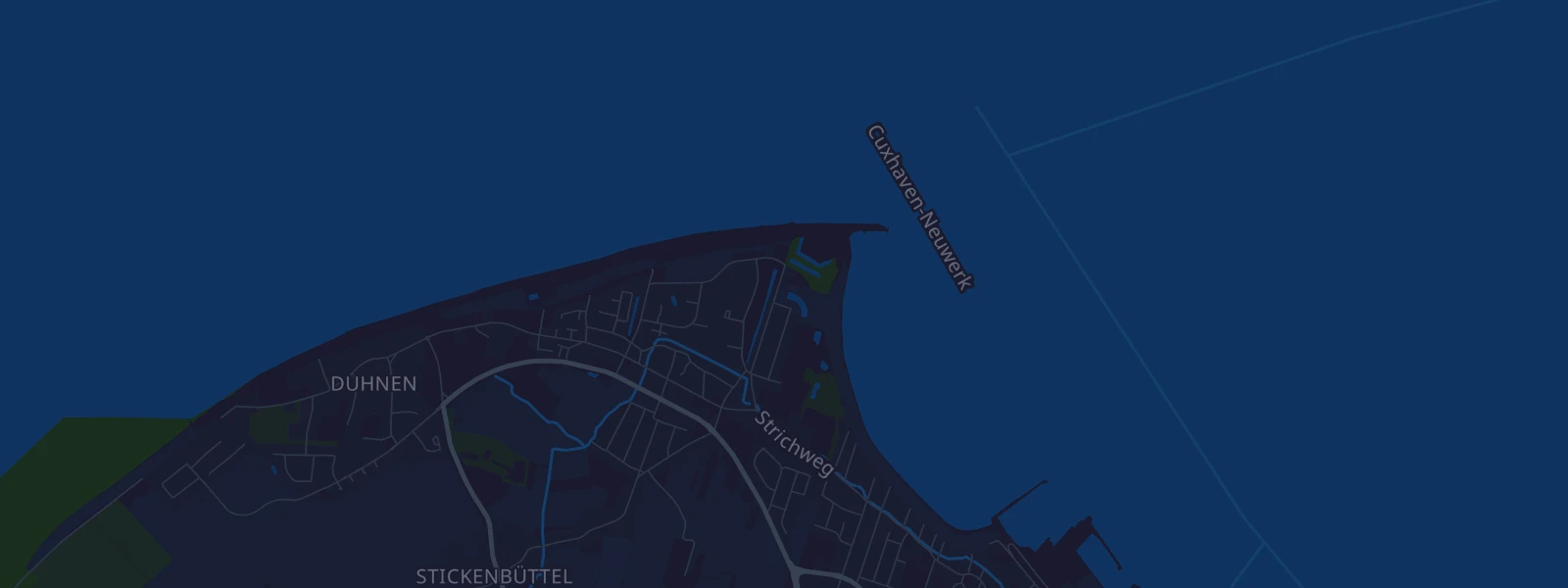 Karte von Cuxhaven (Döse)