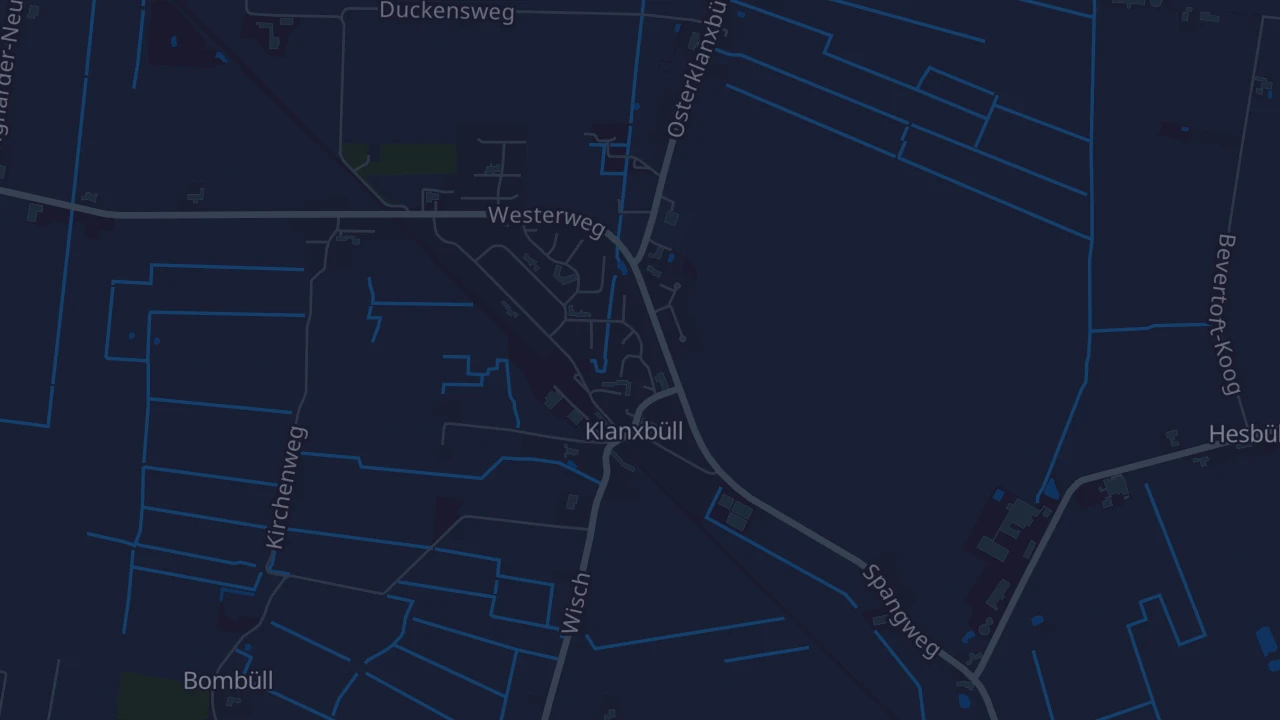Karte von Klanxbüll
