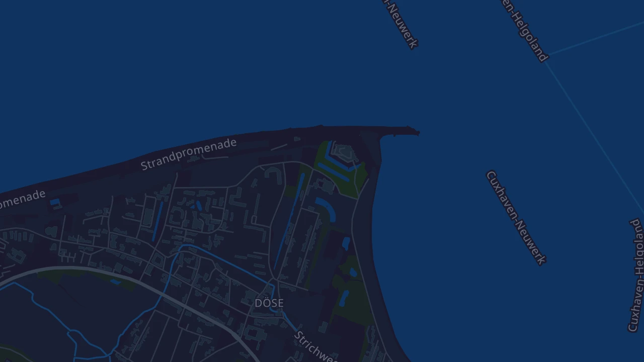 Karte von Cuxhaven
