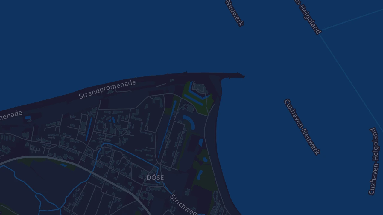 Karte von Cuxhaven