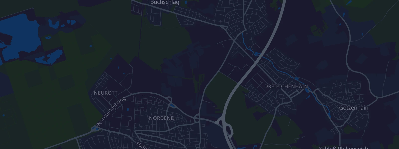 Karte von Dreieich