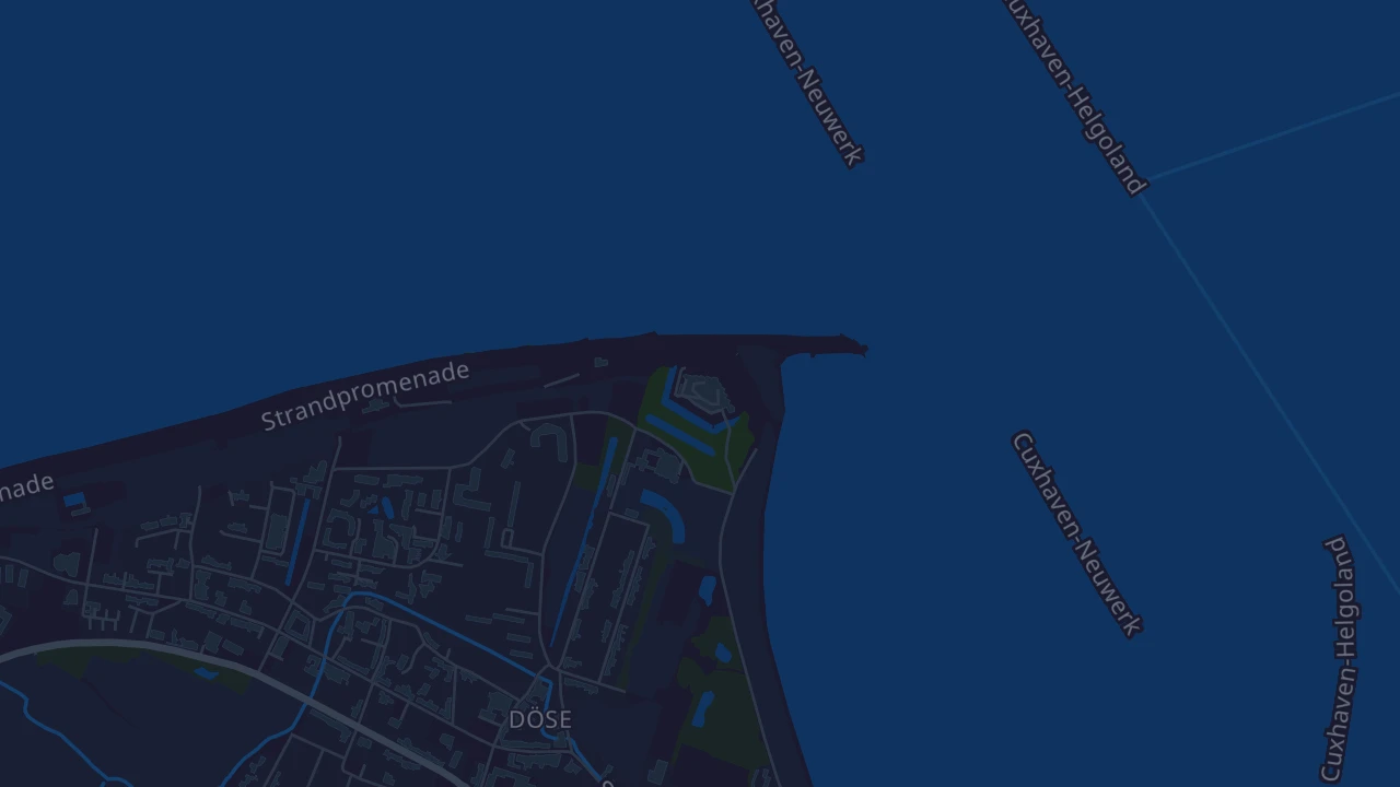 Karte von Cuxhaven